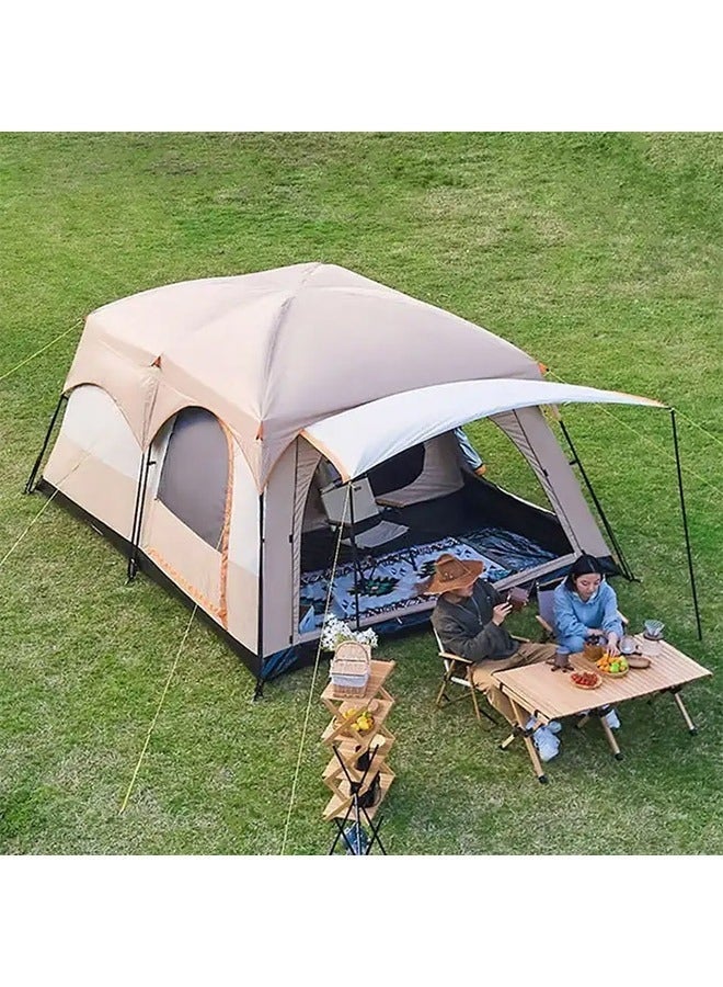 Arabest Camping Tent 8-10 Person,Portable Outdoor Family Tent Instant Set up Tent Uv-Proof Waterproof Windproof Automatic Pop-Up Tent Suitable for Travel - Image 4